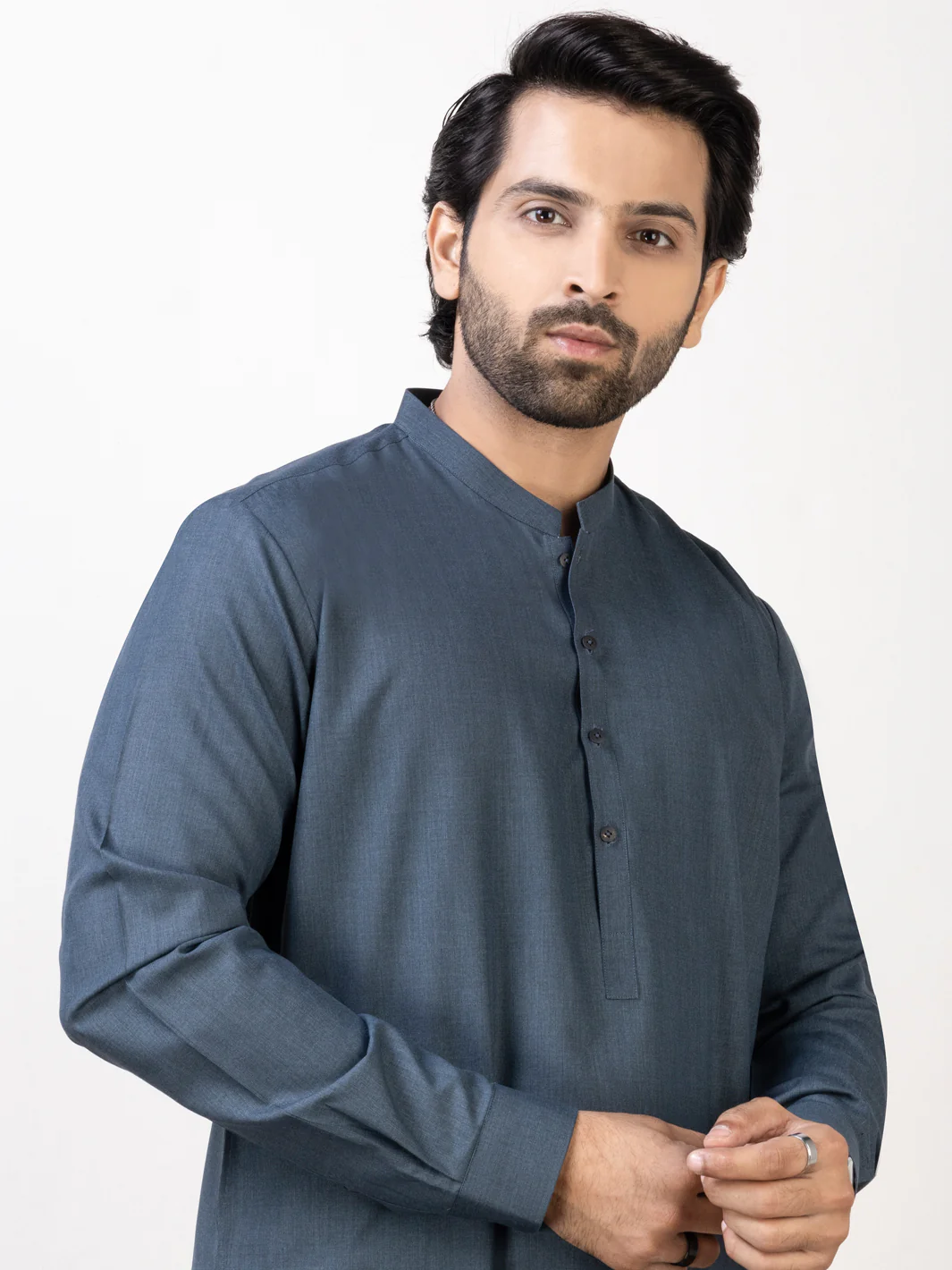 Blue Kurta Trousers - AL-KT-2918 - Image 2