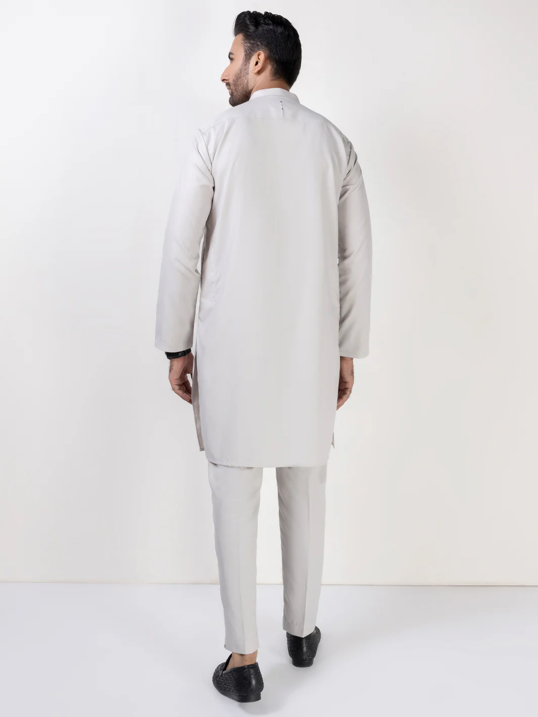 Light Grey Kurta Trousers - AL-KT-3011 - Image 2