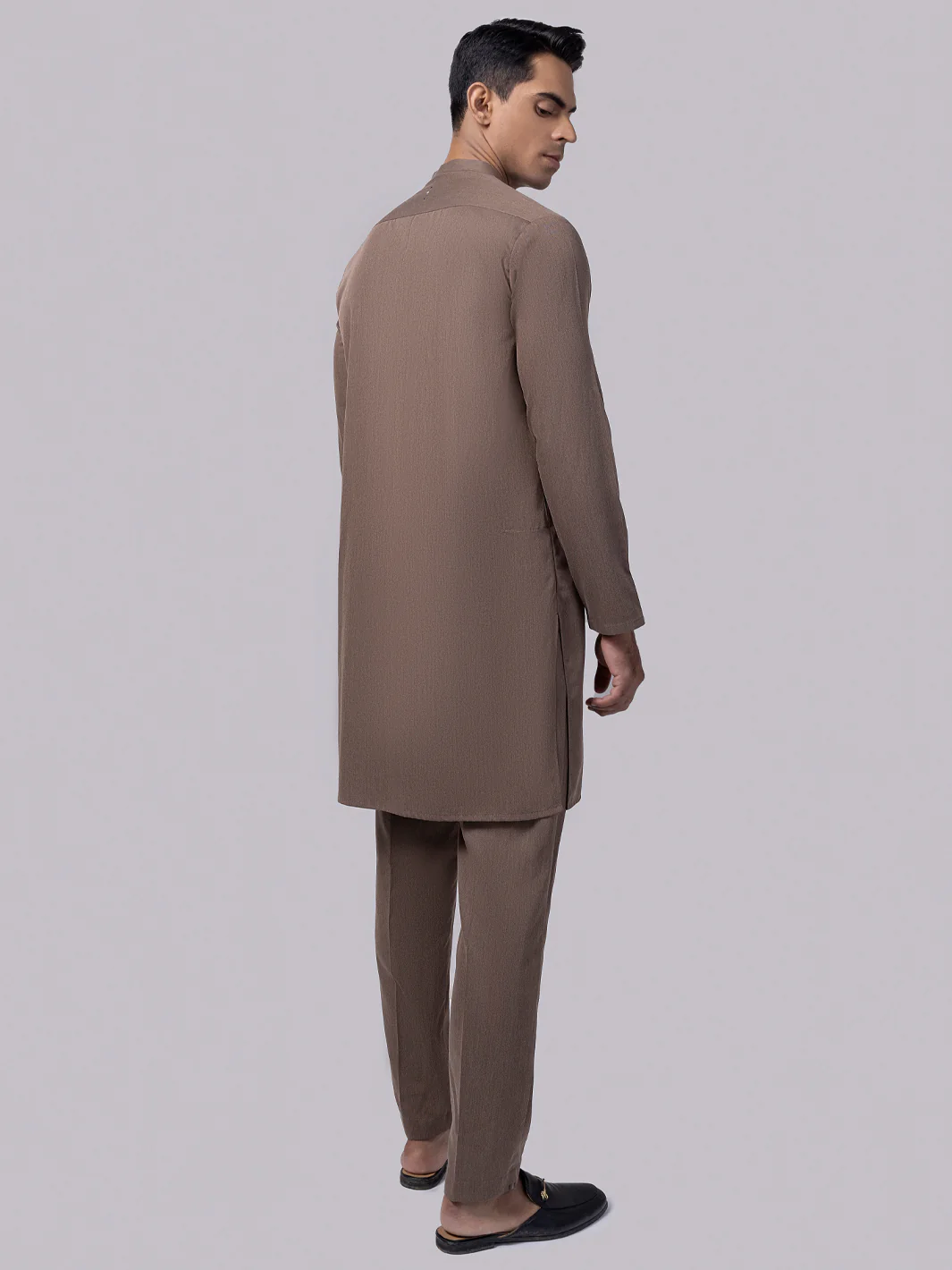 Brown Kurta Trousers - AL-KT-3013 - Image 2