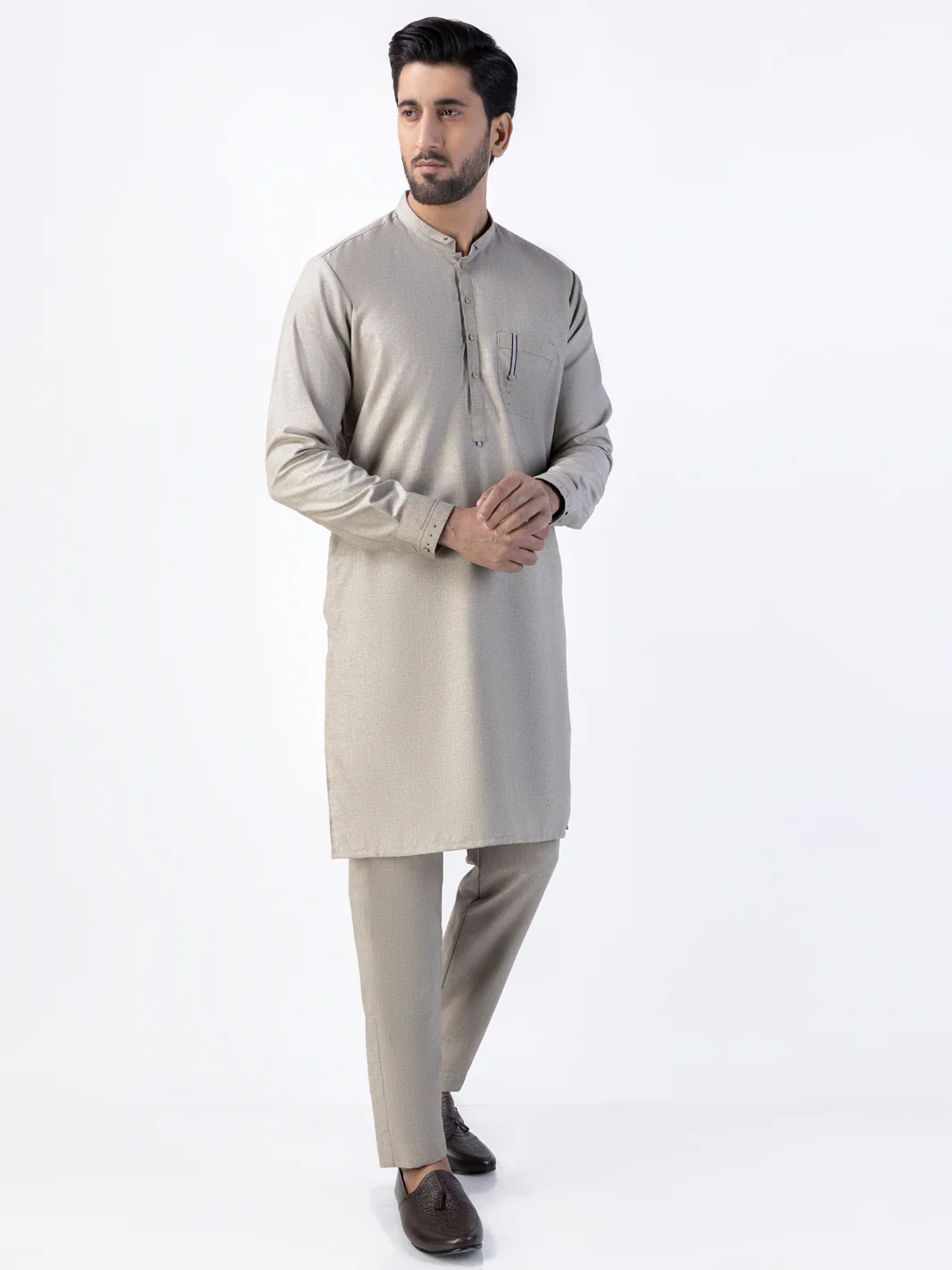 Khaki Kurta Trousers - AL-KT-3015