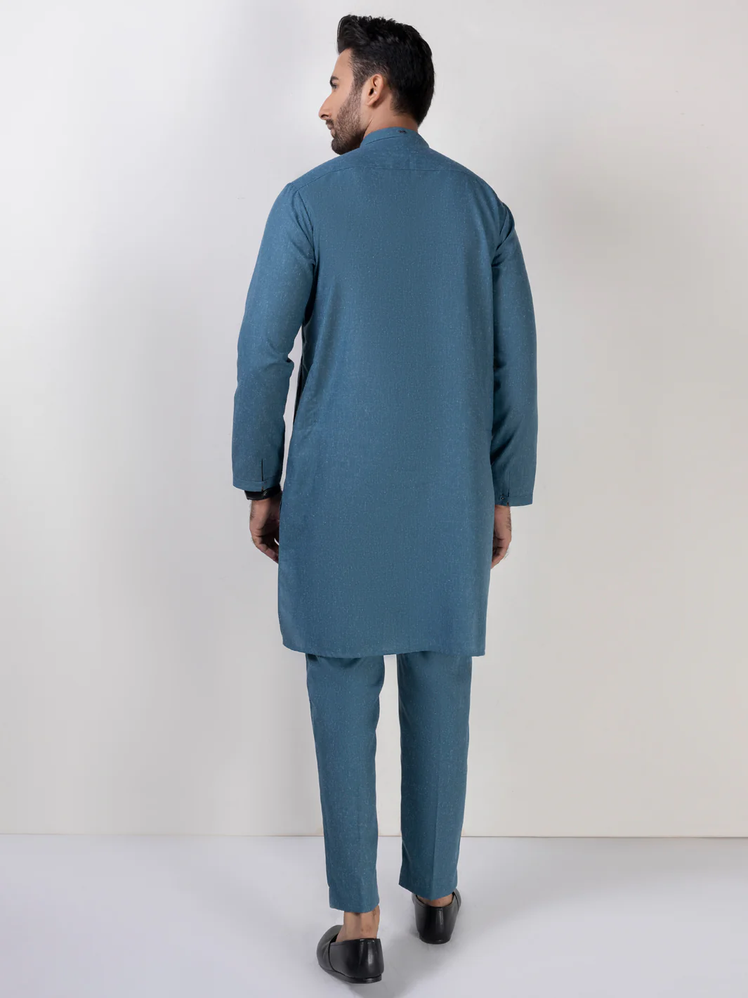 Blue Kurta Trousers - AL-KT-3022 - Image 3