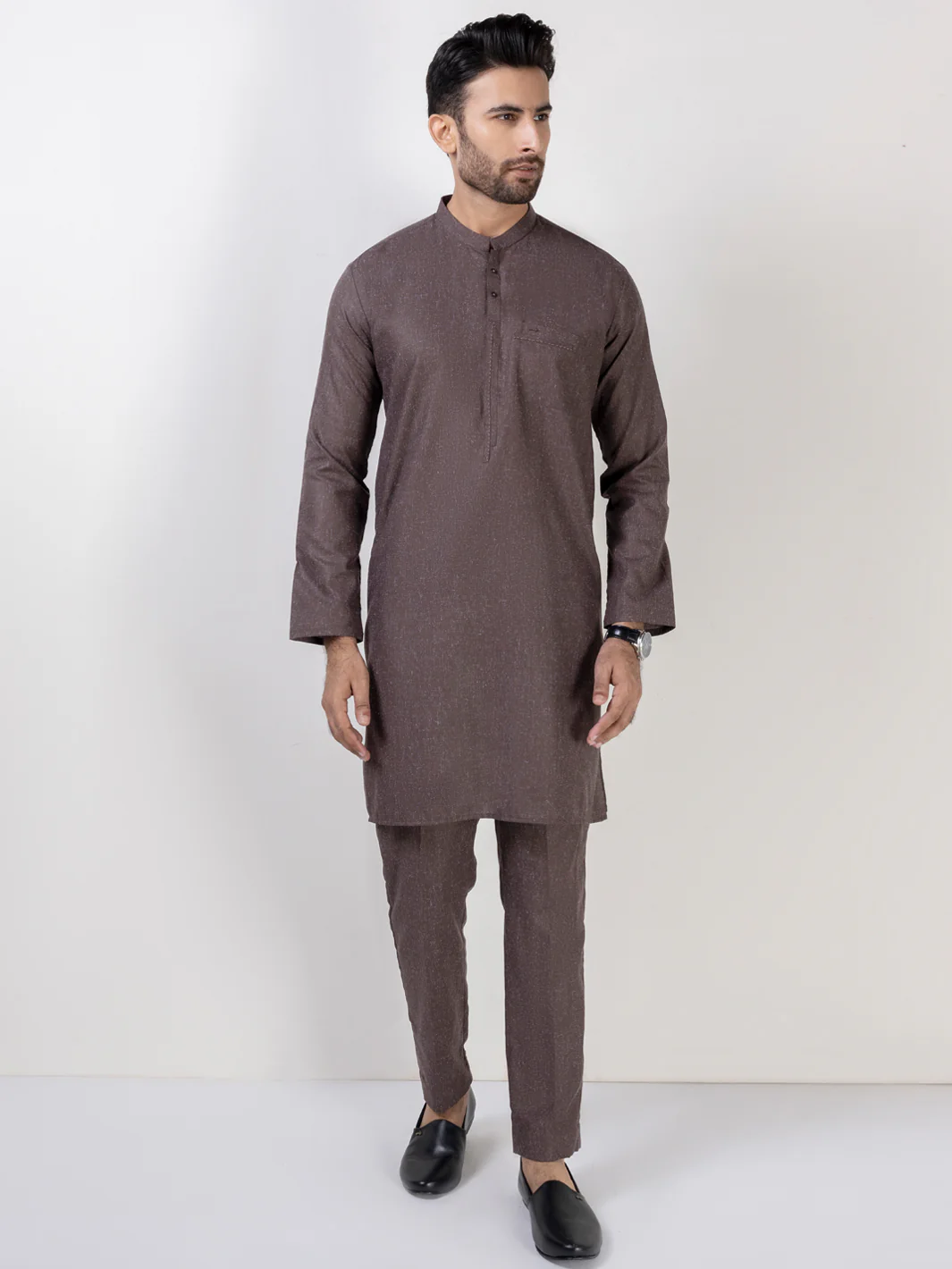 Brown Kurta Trousers - AL-KT-3023