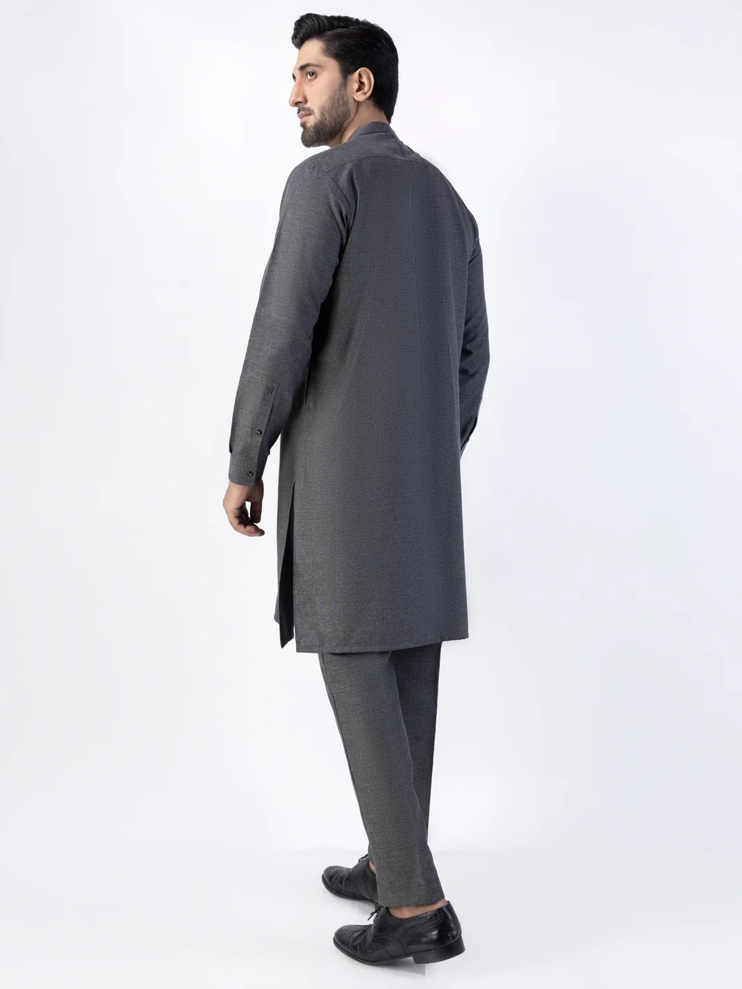 Charocal Grey Kurta Trousers - AL-KT-3024D - Image 2