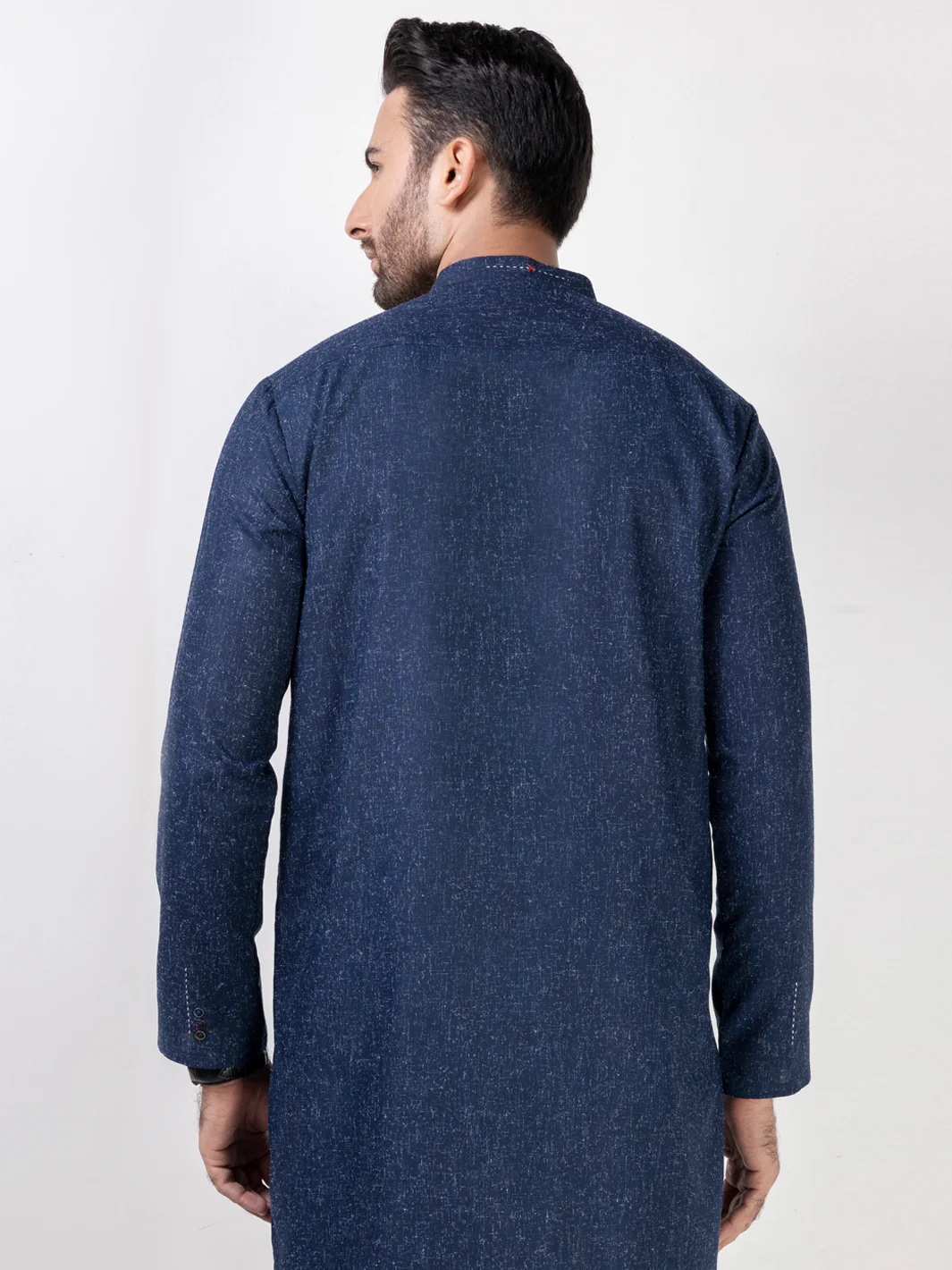 Navy Blue Kurta Trousers - AL-KT-3026 - Image 3