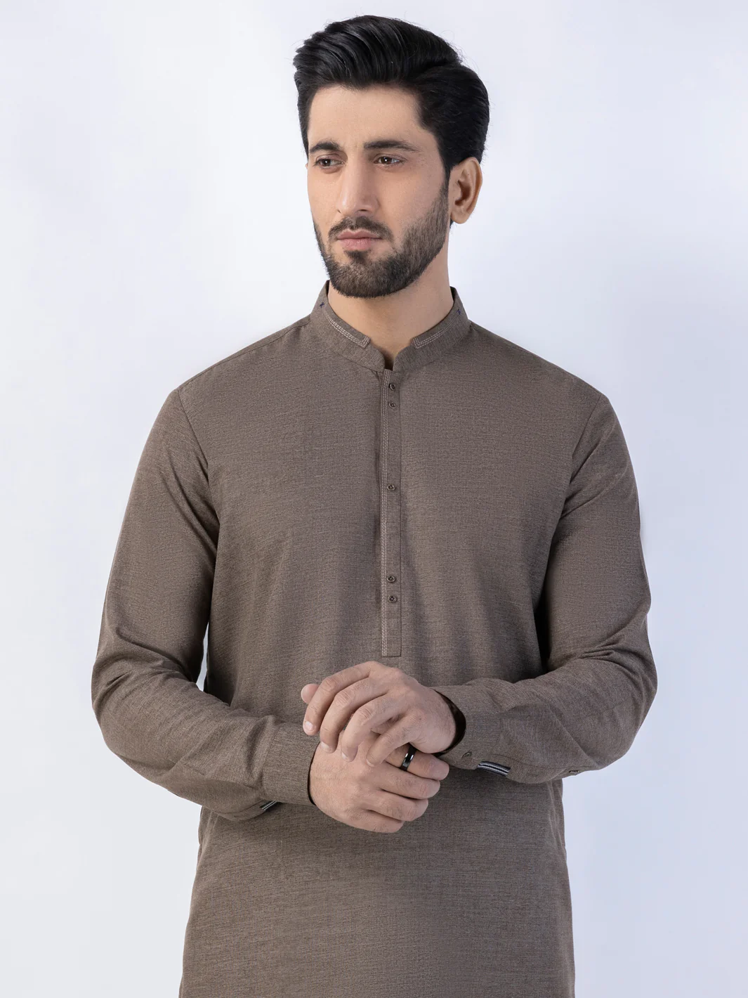 Brown Kurta Trousers - AL-KT-3027 - Image 3