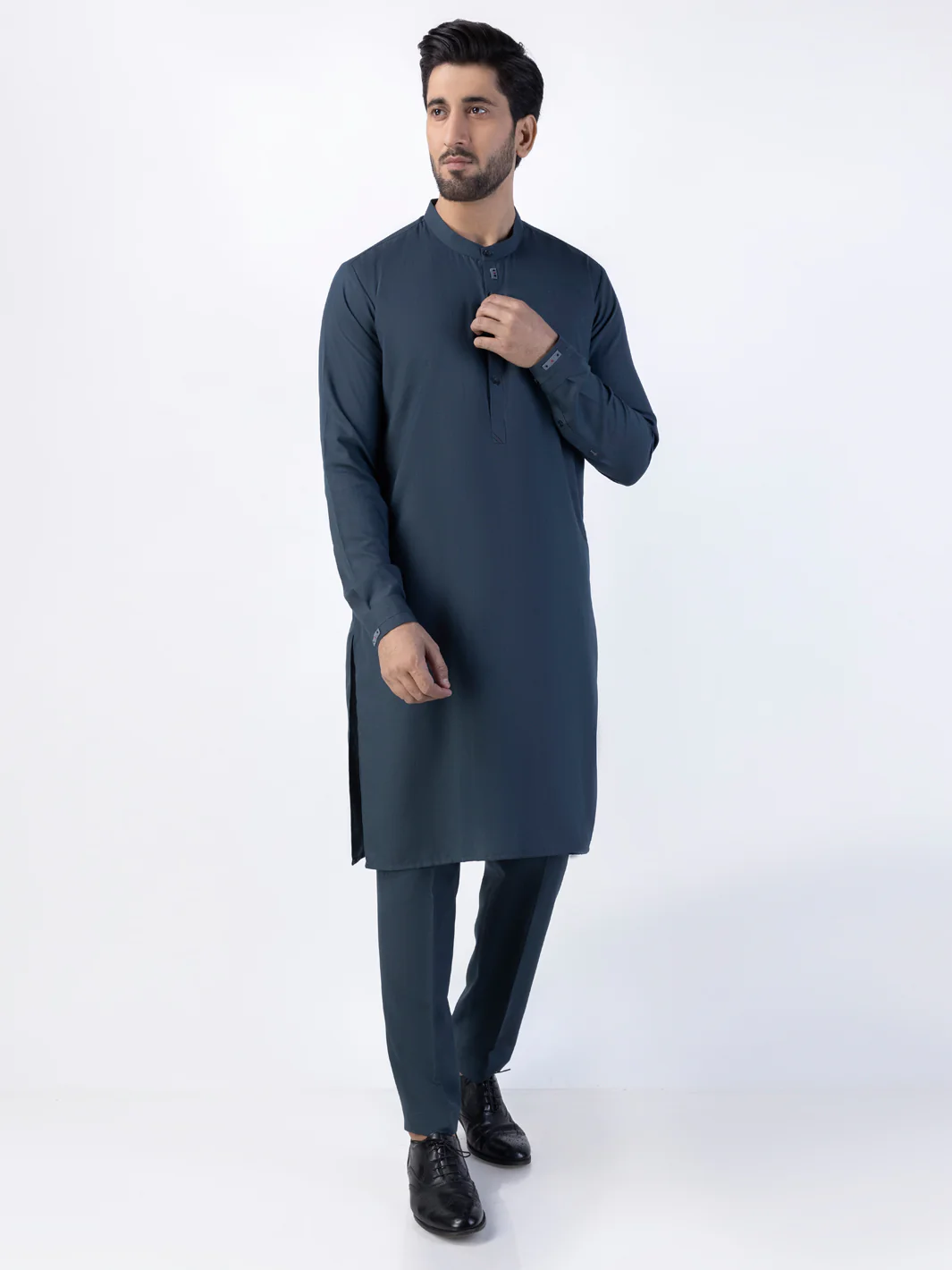 Blue Kurta Trousers - AL-KT-3028
