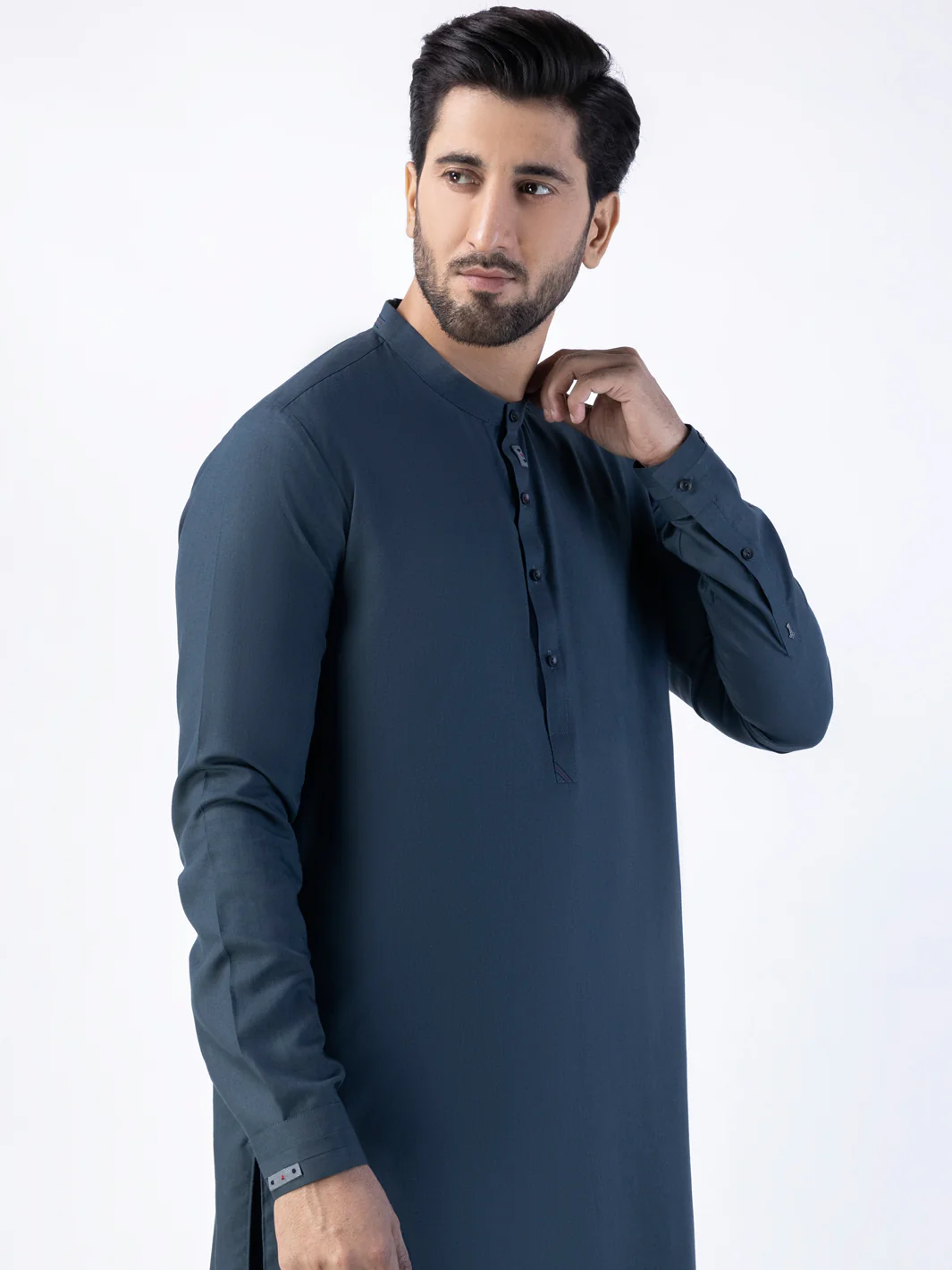 Blue Kurta Trousers - AL-KT-3028 - Image 3