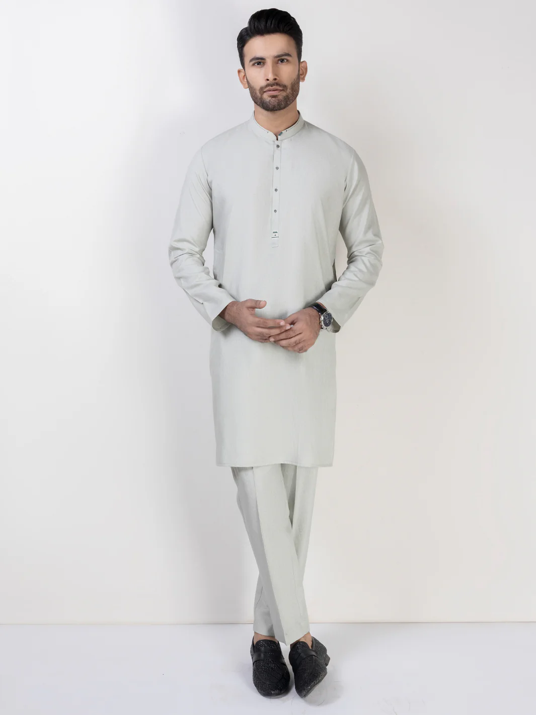 Light Green Kurta Trousers - AL-KT-3031A