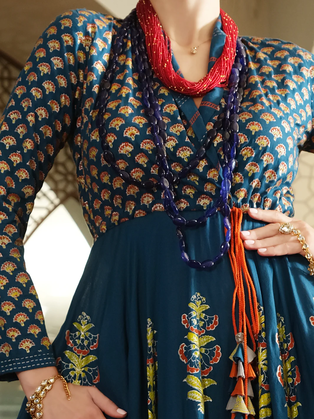 Royal Blue Tunic - AL-LK-716 - Image 2