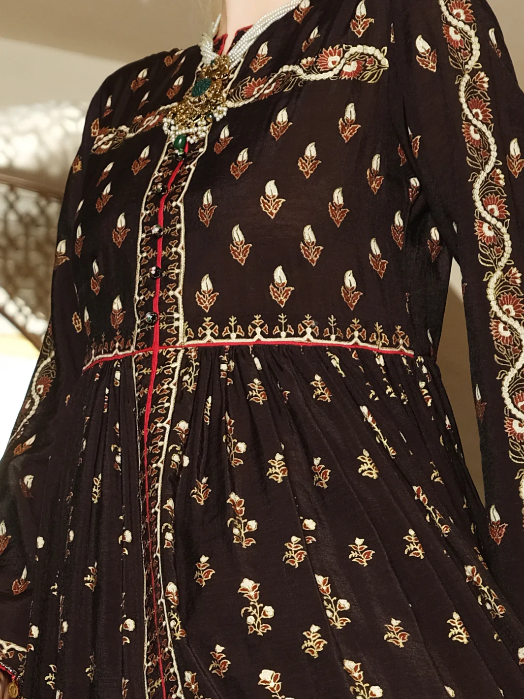 Black Tunic - AL-LK-717 - Image 2