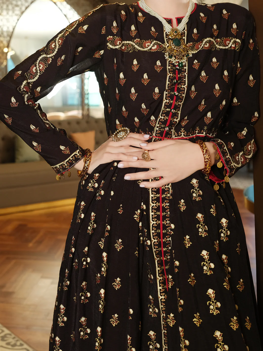 Black Tunic - AL-LK-717 - Image 3