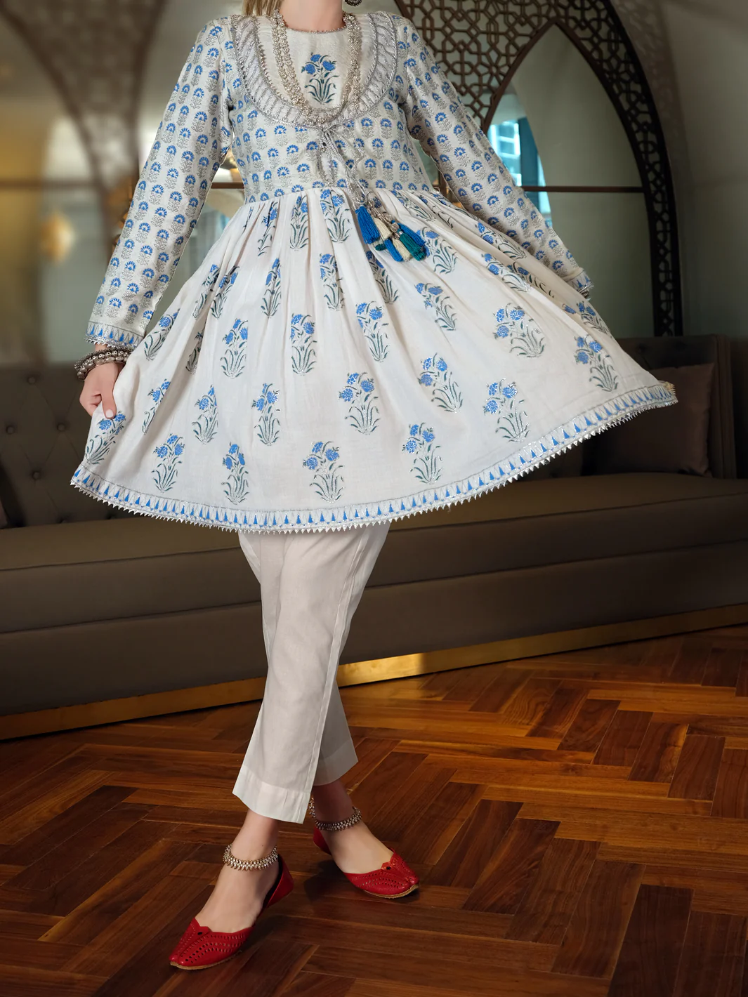 White Dobby Tunic - AL-LK-718