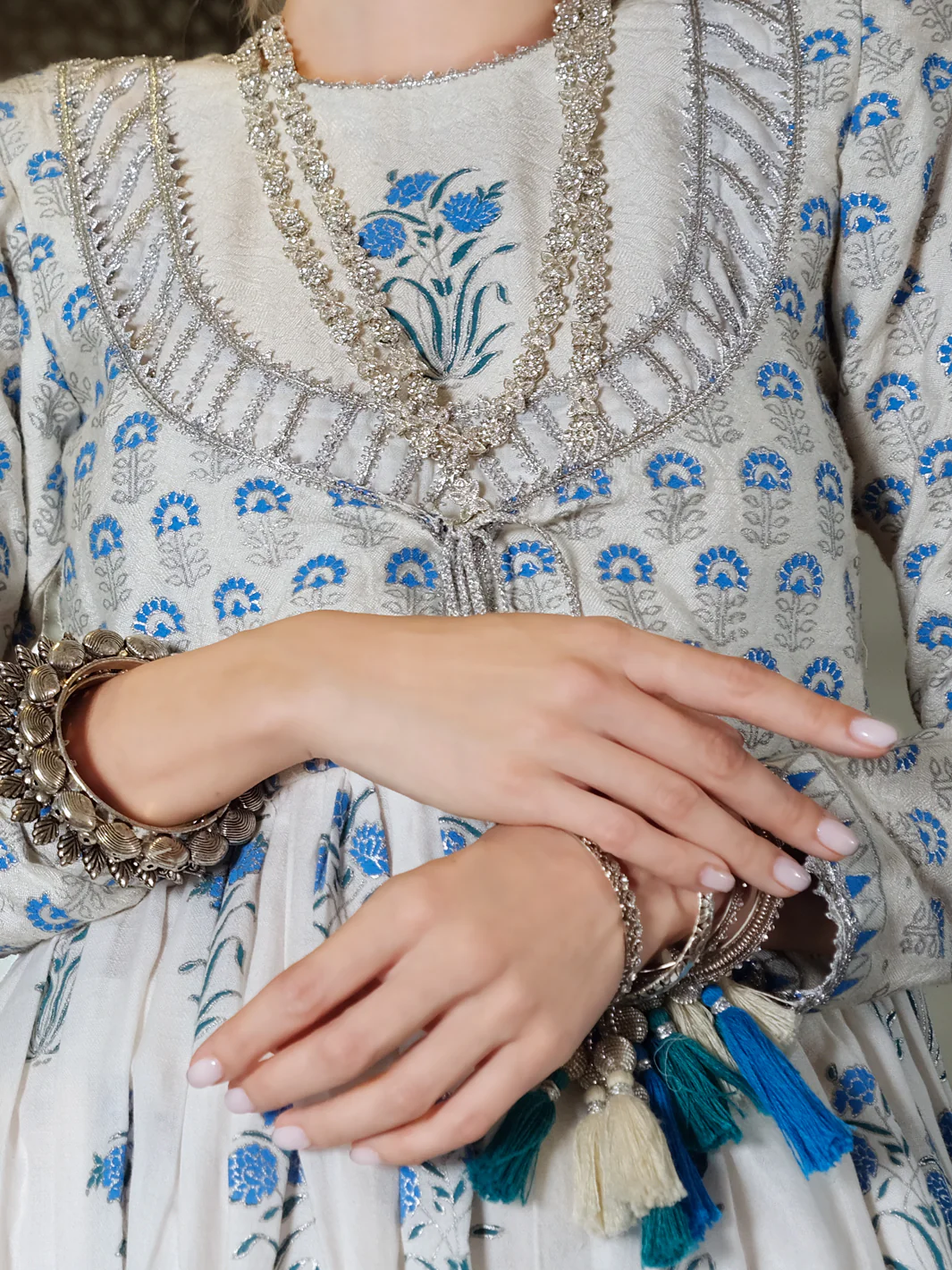 White Dobby Tunic - AL-LK-718 - Image 4