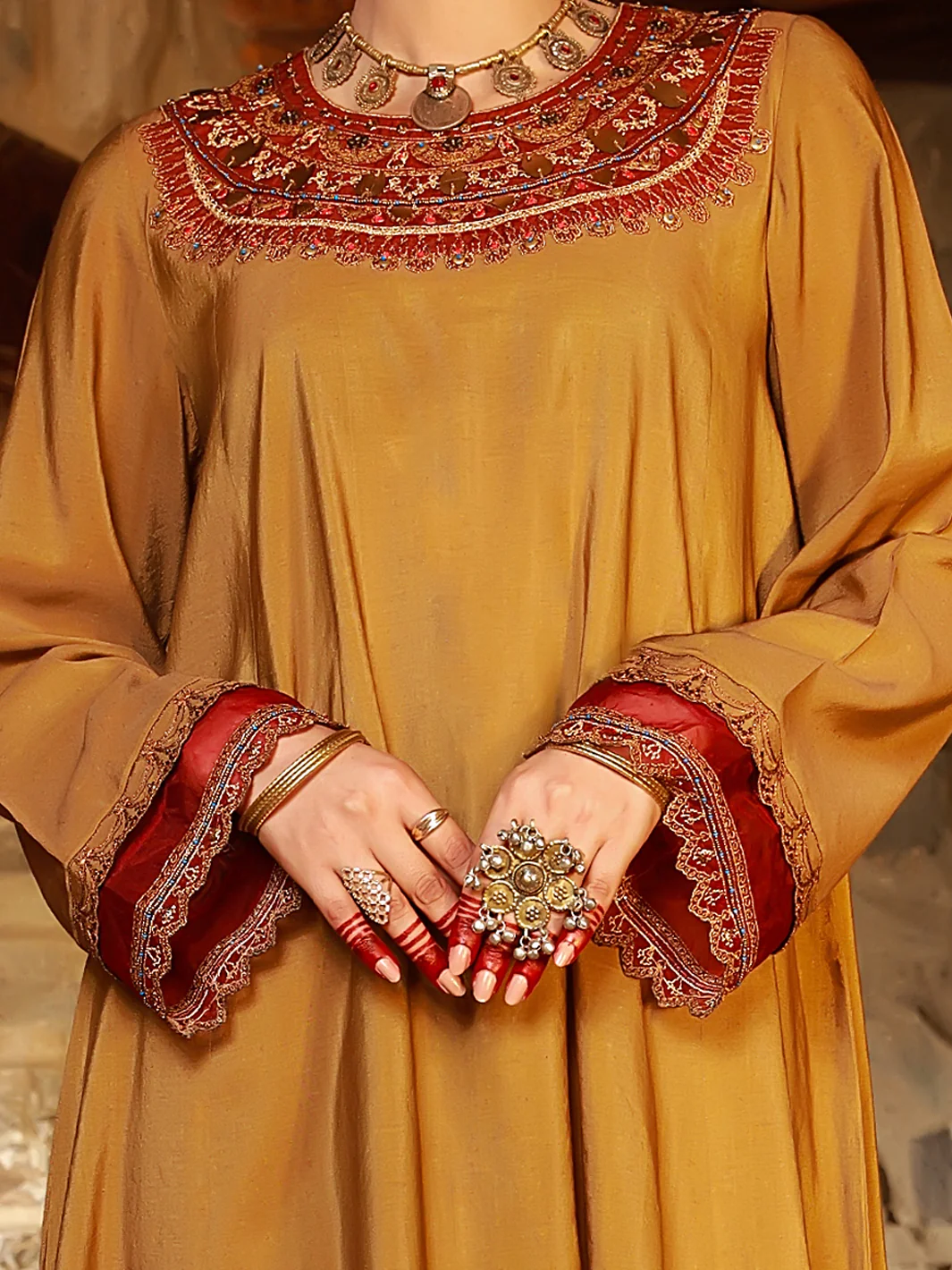 Brown Tunic - AL-LK-831 - Image 5