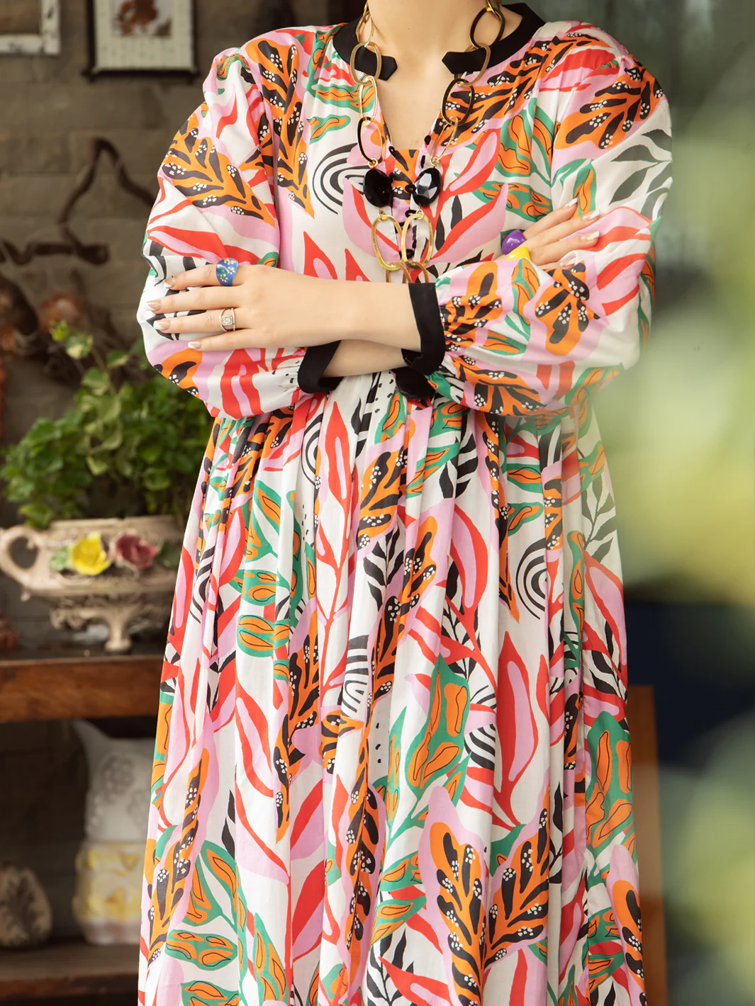 Multicolor Cambric Tunic - AL-LK-842 - Image 3