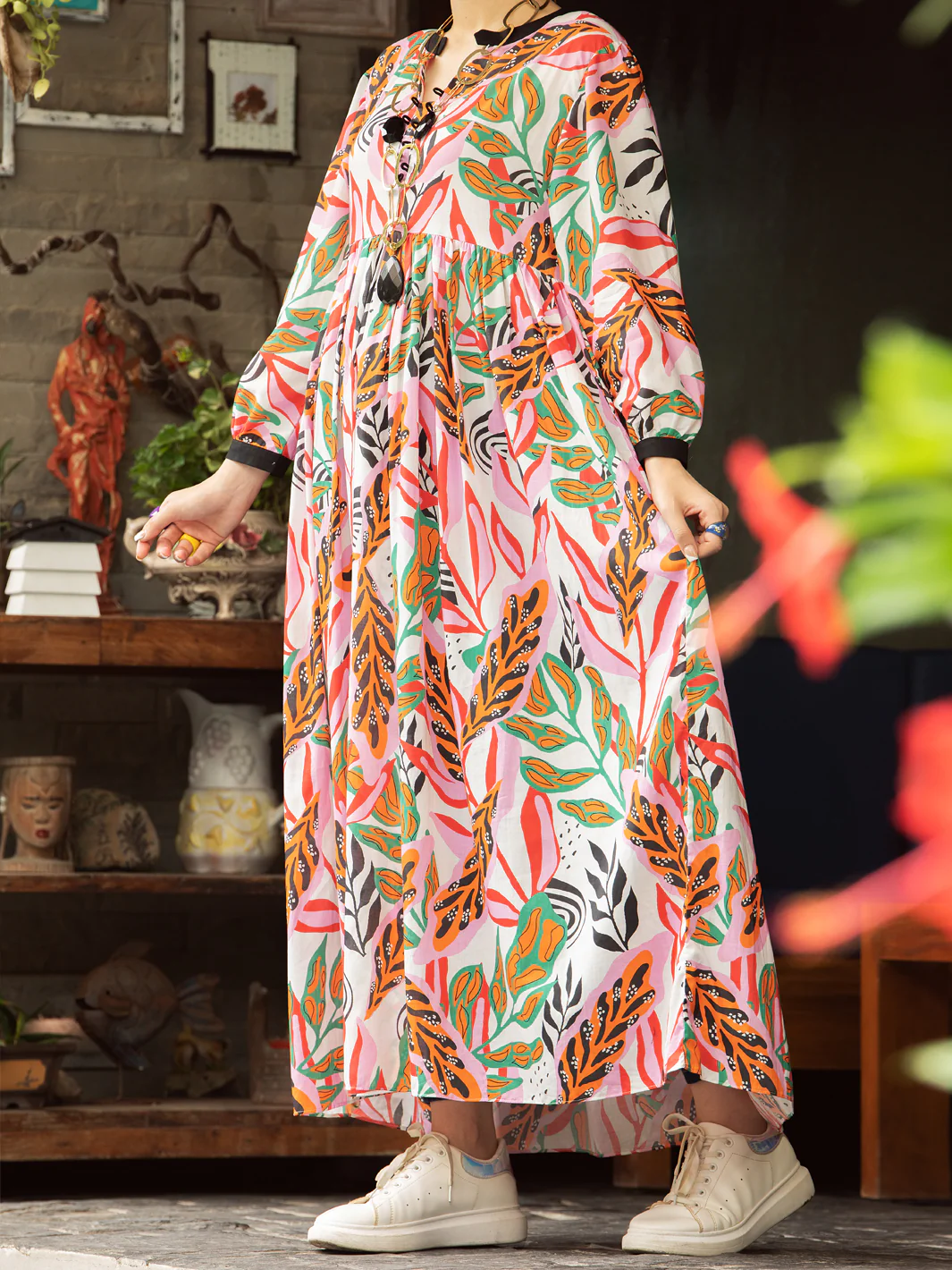 Multicolor Cambric Tunic - AL-LK-842 - Image 4