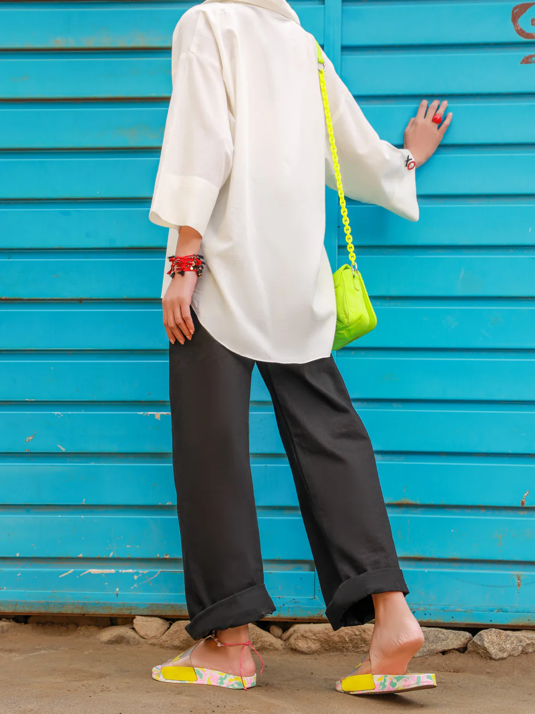 White Cambric Tunic - AL-LK-852 - Image 2
