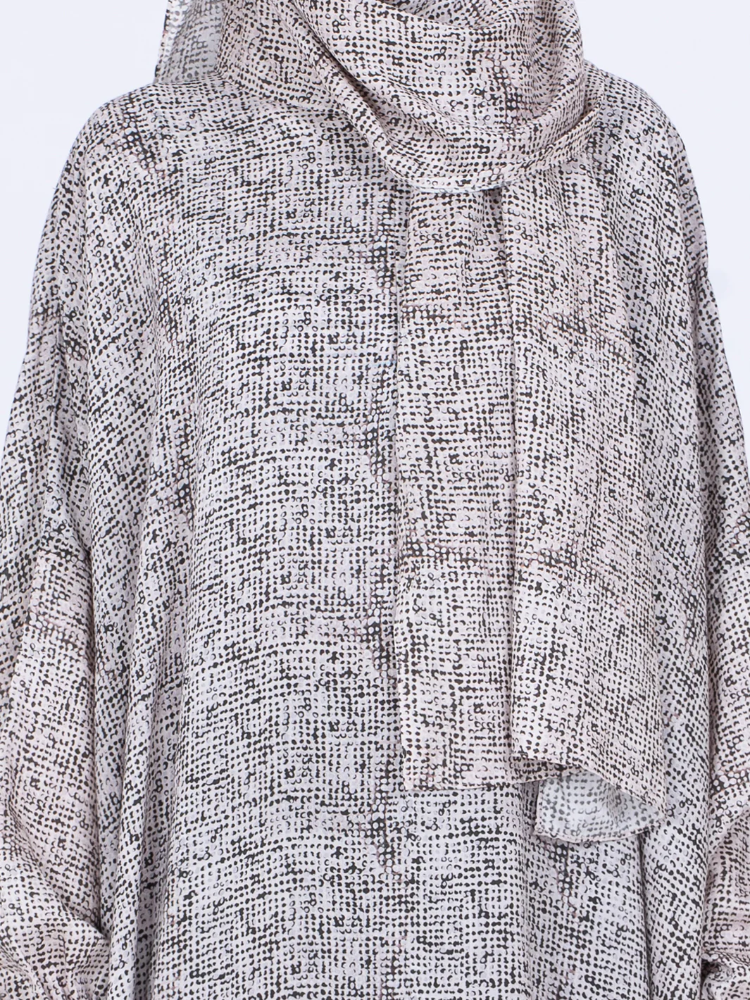 Brown Viscose Salah Robe - AL-LK-856 - Image 4