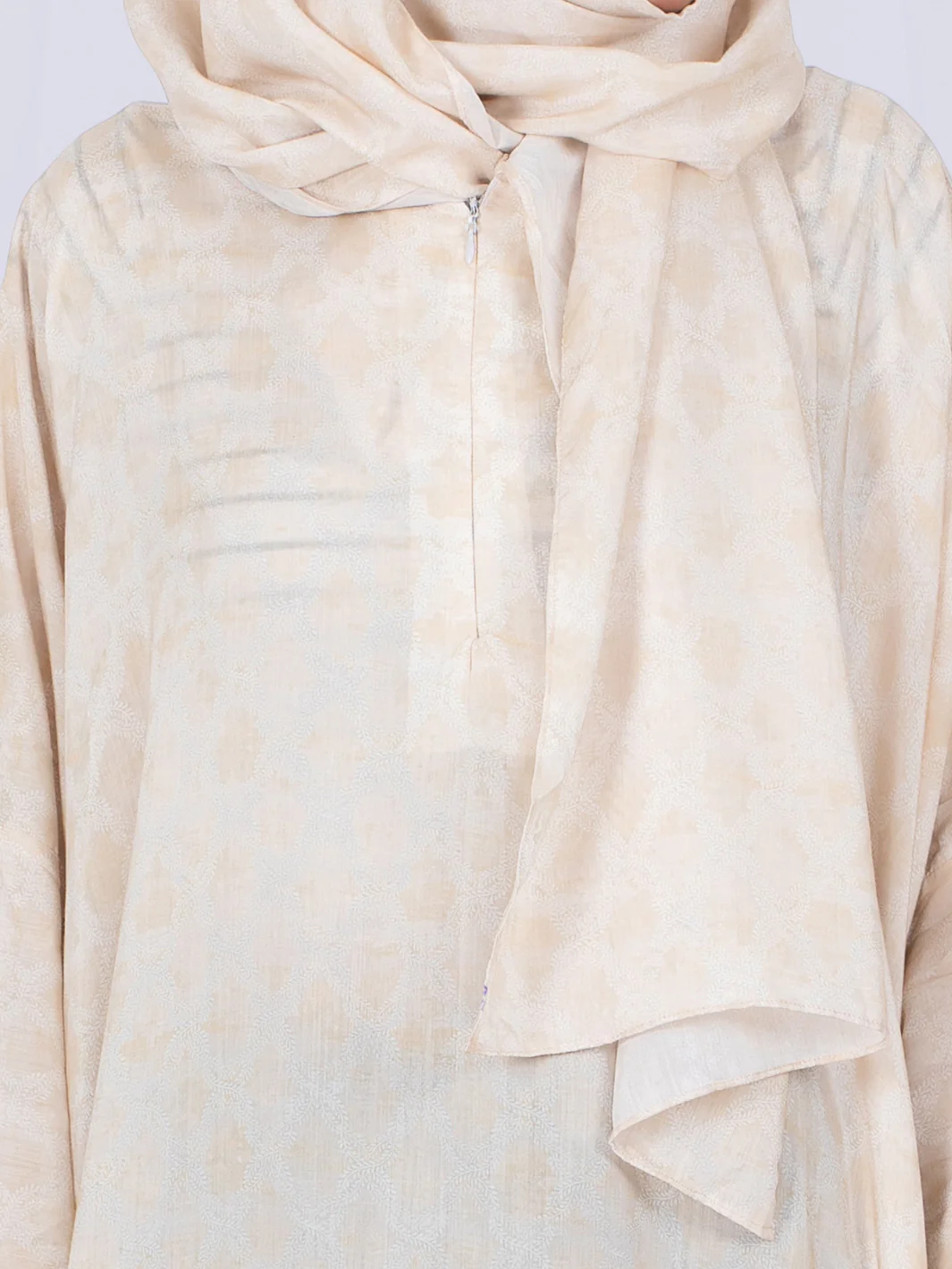 Khaki Viscose Salah Robe - AL-LK-861 - Image 4
