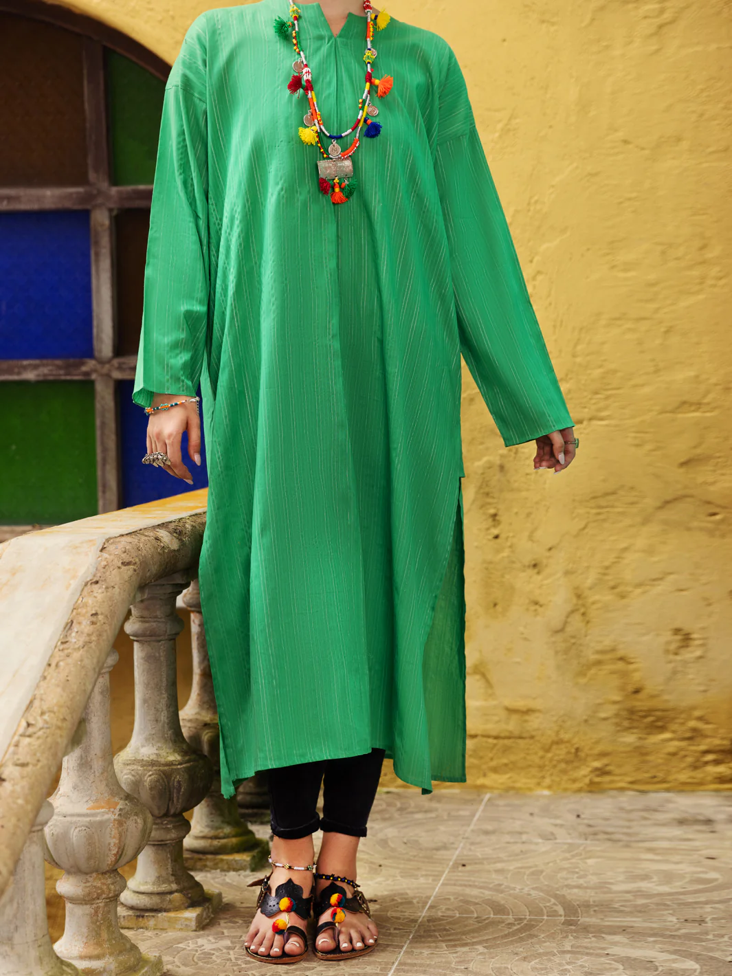 Green Kurti - AL-LK-873