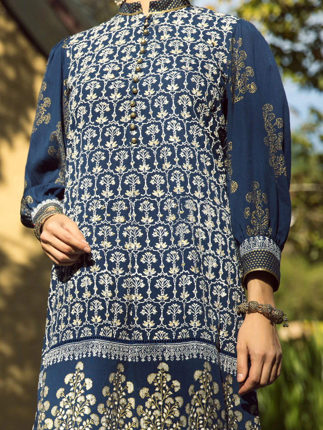 Blue Kurti - AL-LK-880 - Image 4