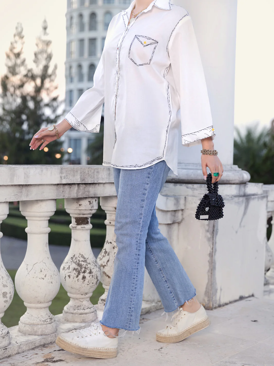 White Kurti - AL-LK-885 - Image 2