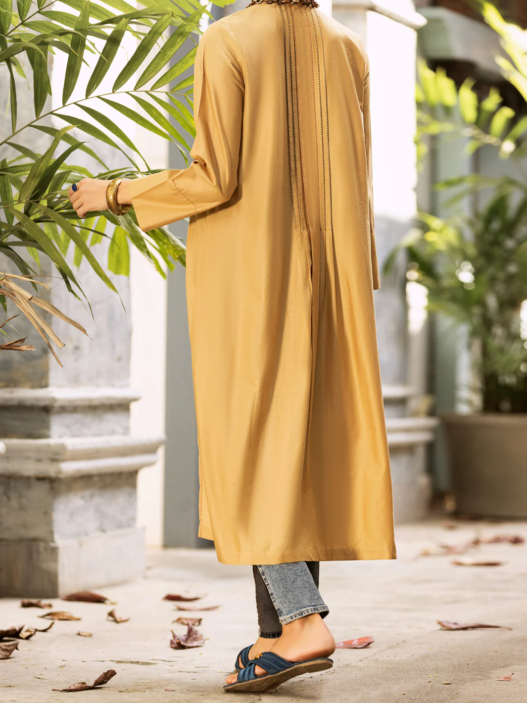 Khaki Kurti - AL-LK-898 - Image 2