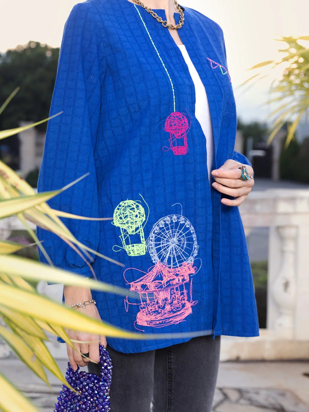 Blue Kurti - AL-LK-900 - Image 3