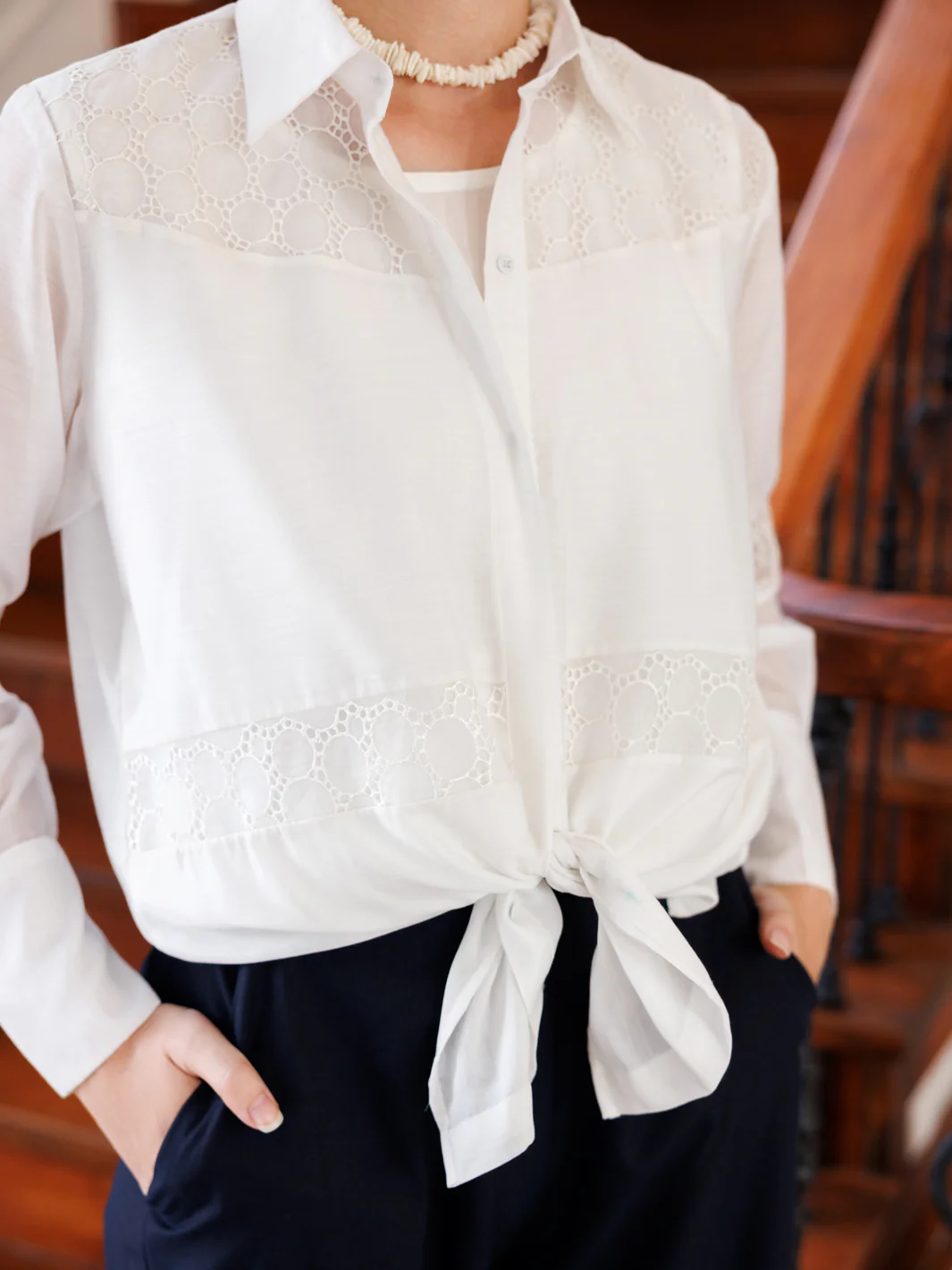 White Kurti - AL-LK-925 - Image 3