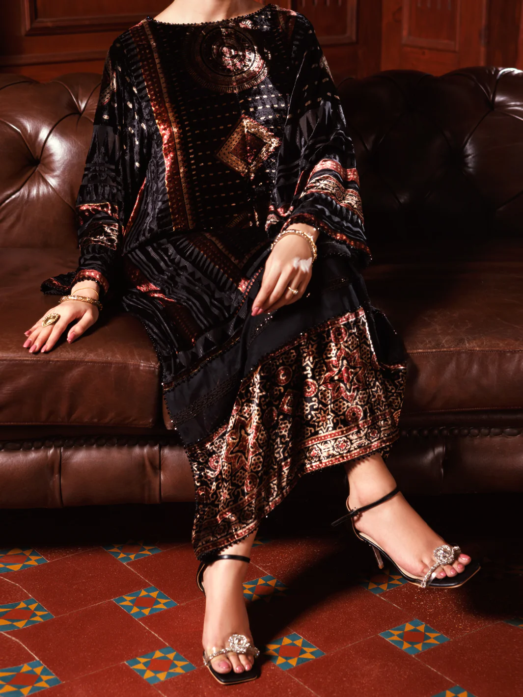 Multicolor Palachi Formal 2Pc Stitched - AL-LS-LKS-558 - Image 4