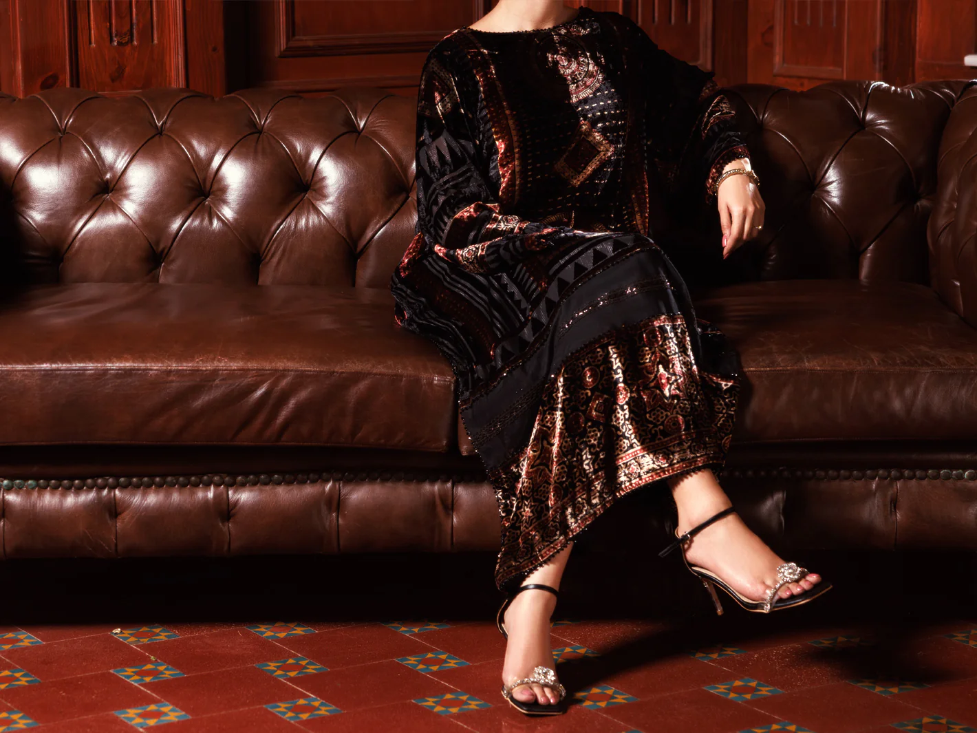 Multicolor Palachi Formal 2Pc Stitched - AL-LS-LKS-558 - Image 5