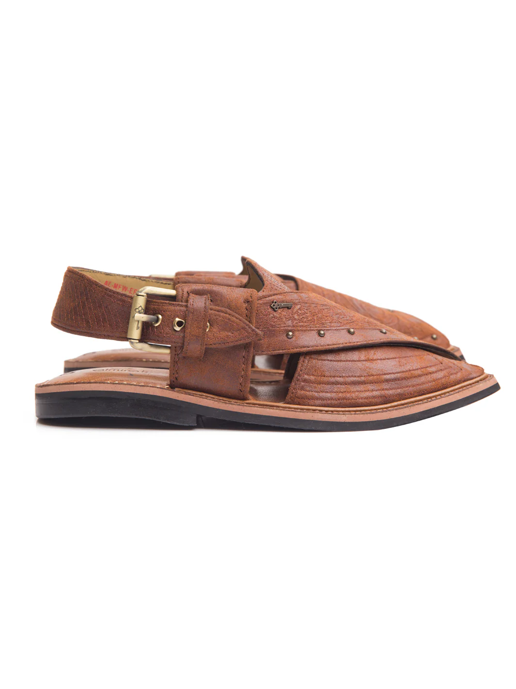 Brown Peshawari Chappal - AL-MFW-EFB-075 - Image 3