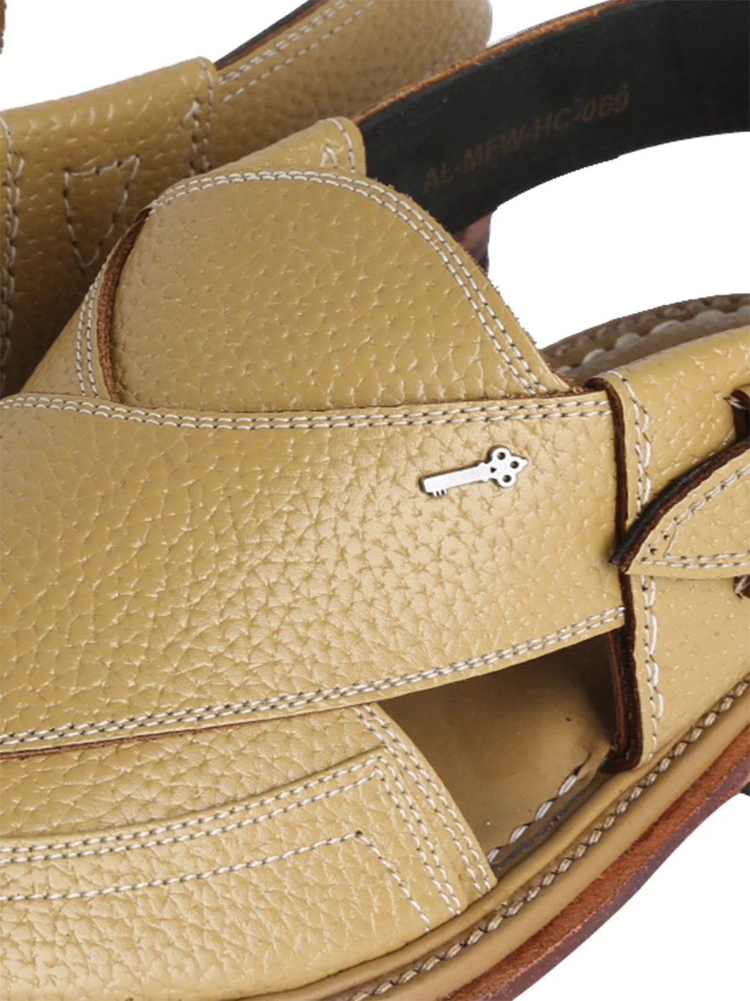 Caramel Peshawari Chappal - AL-MFW-HC-069 - Image 2