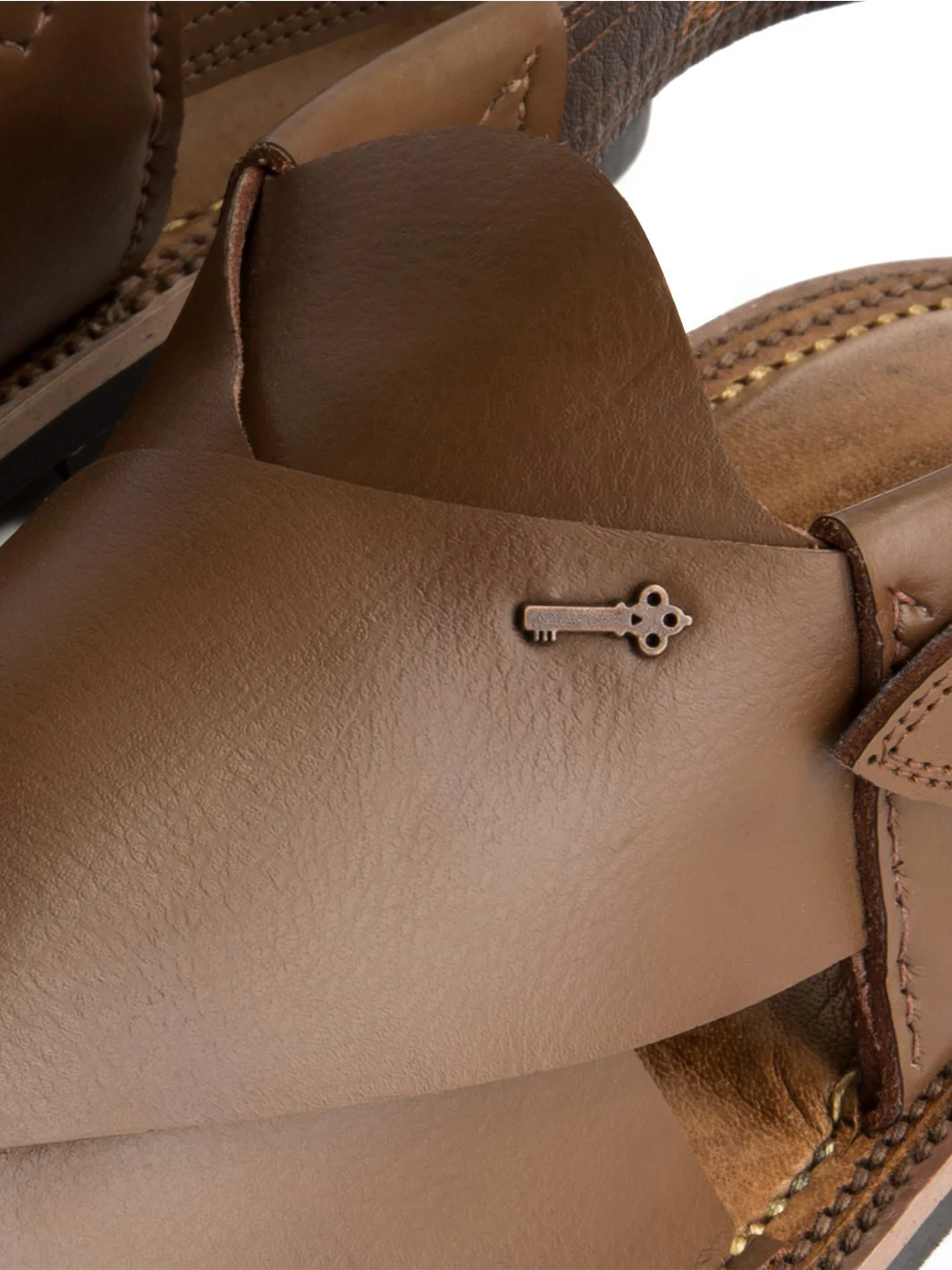Brown Peshawari Chappal - AL-MFW-HC-088 - Image 2