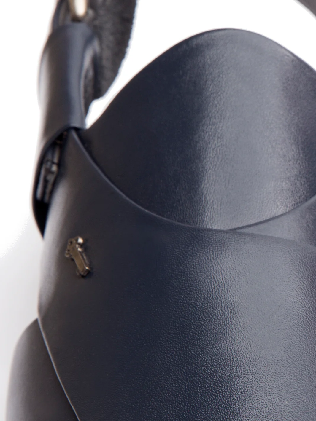 Navy Blue Peshawari Chappal - AL-MFW-HC-151 - Image 2