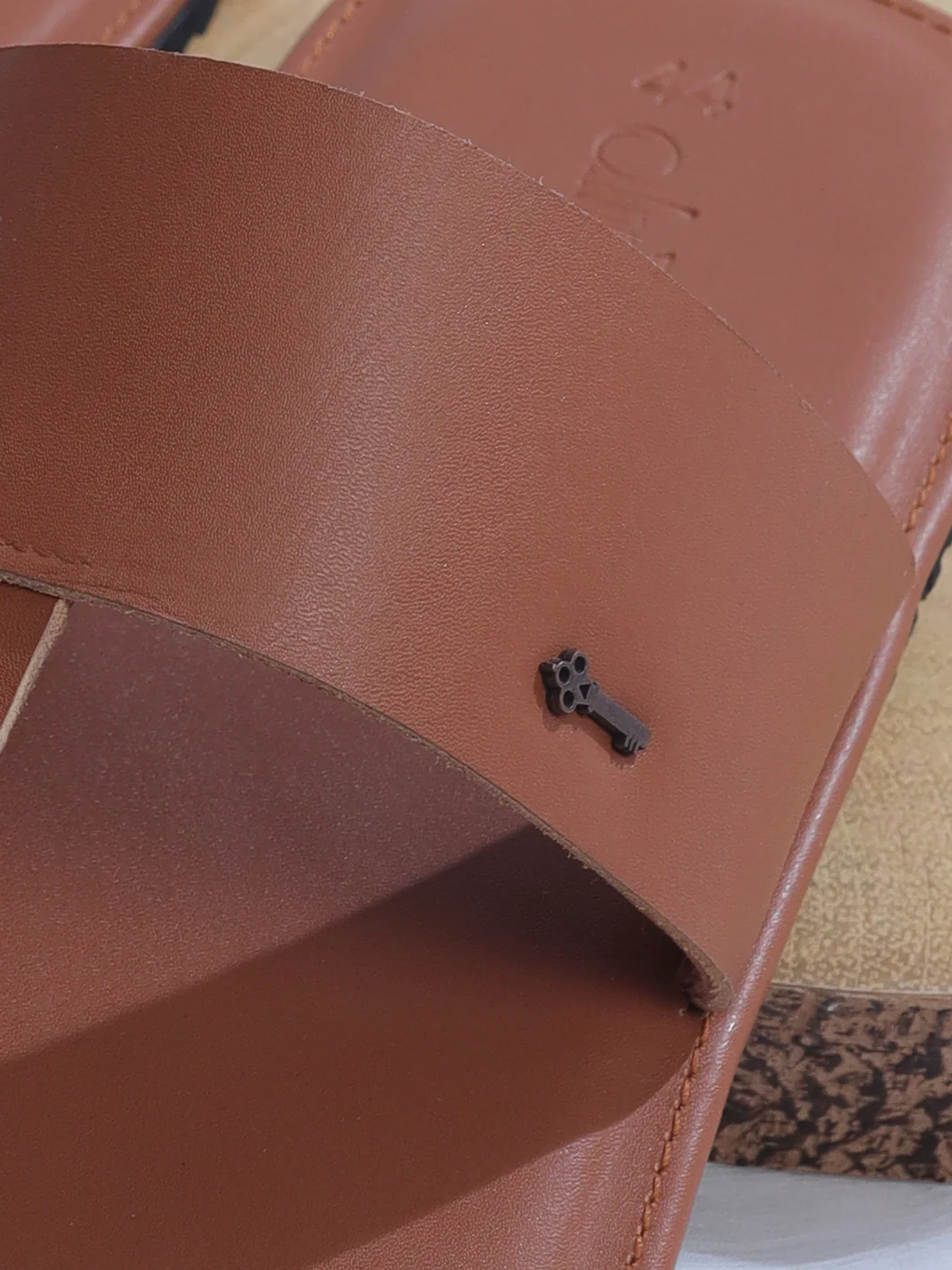 Brown Leather Kolhapuri Chappal - AL-MFW-KC-170 - Image 3