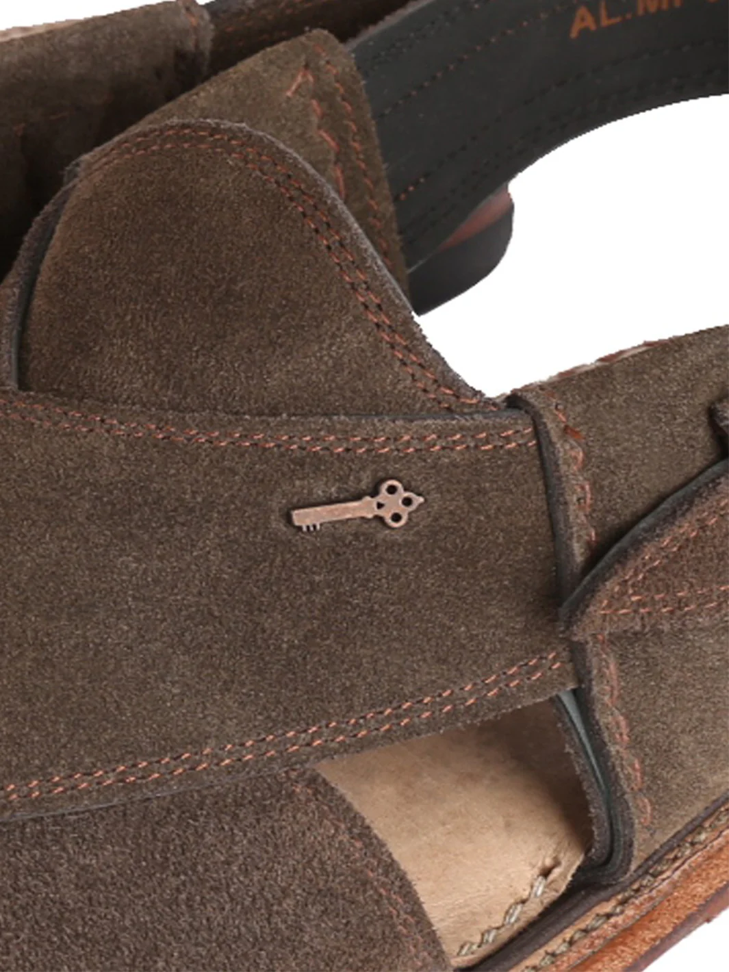 Brown Peshawari Chappal - AL-MFW-SU-076 - Image 2