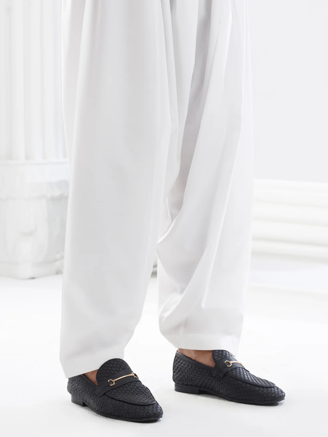 White Blended Shalwar - AL-MS-CS-022 - Image 2
