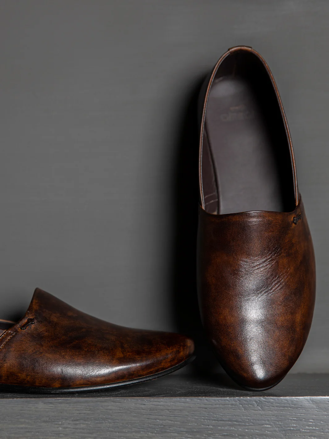 Brown Leather Slip-On - AL-MSHO-001-20 - Image 3