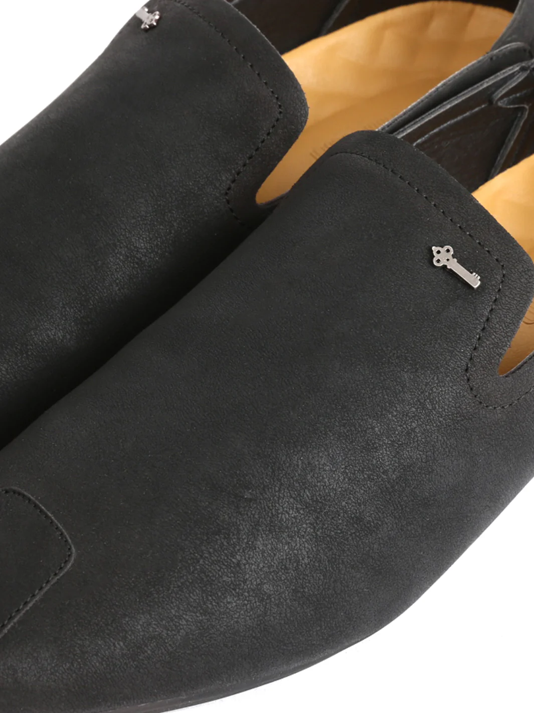 Black Suede Slip-On - AL-MSHO-013-20 - Image 2