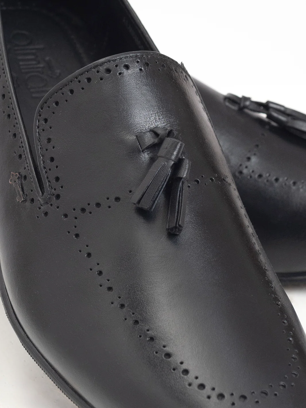 Black Leather Shoes - AL-MSHO-043 - Image 2