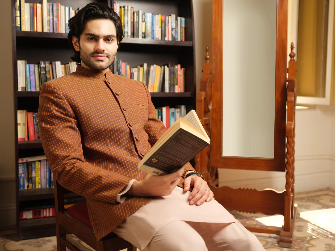 Brown Prince Coat  - AL-PCS-019 - Image 3