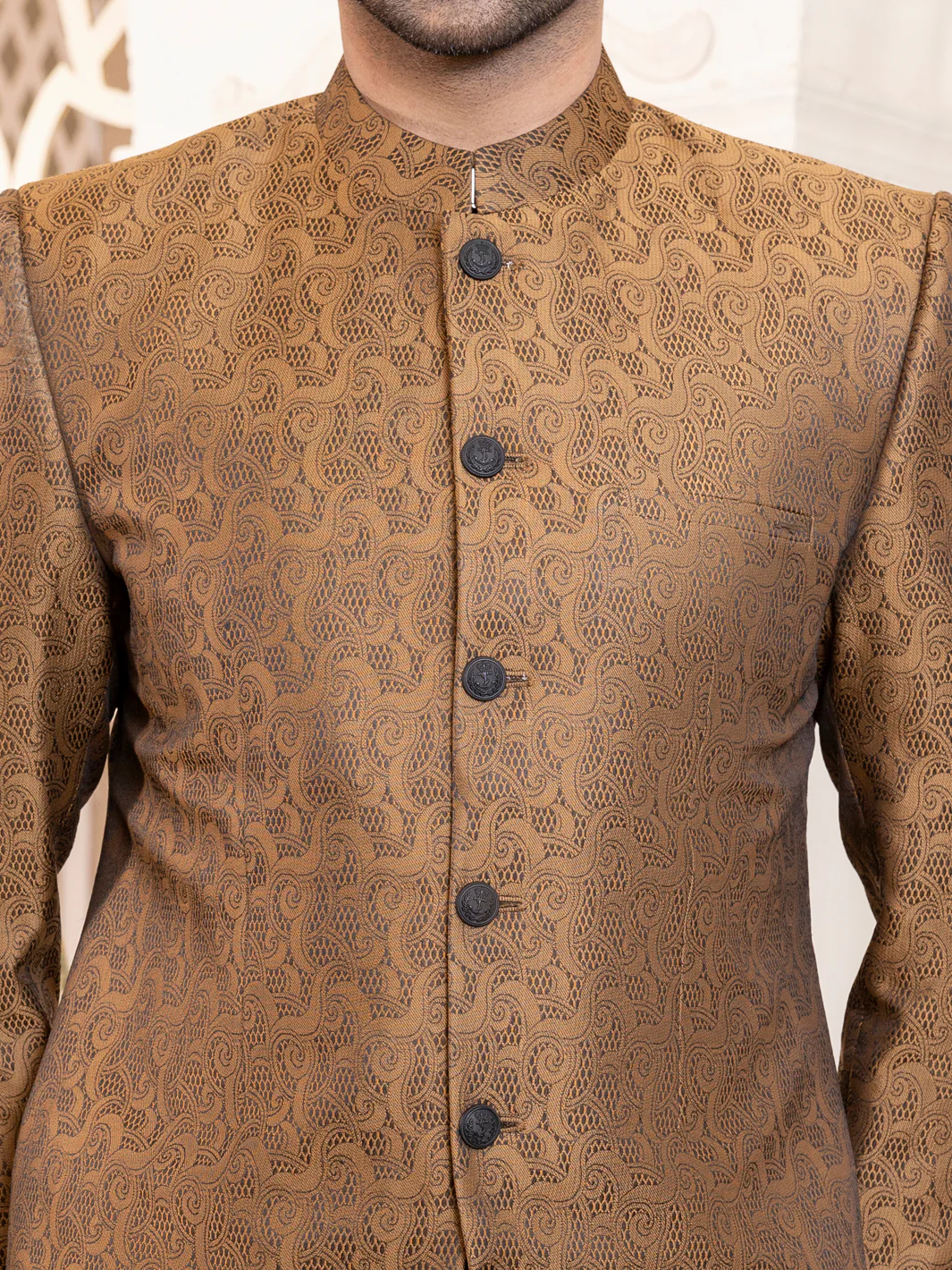 Brown Prince Coat - AL-PCS-039 - Image 2