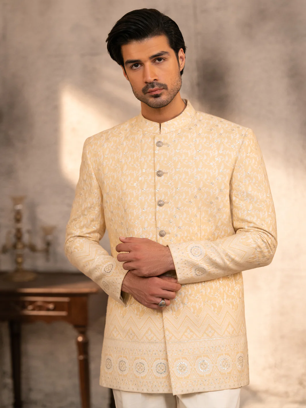 Yellow Prince Coat - AL-PCS-075C - Image 2