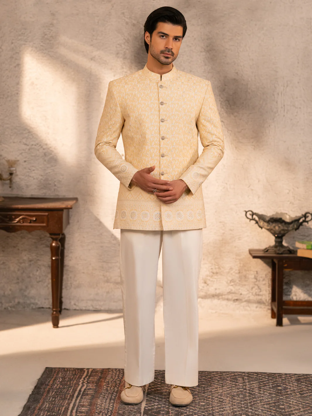 Yellow Prince Coat - AL-PCS-075C - Image 5