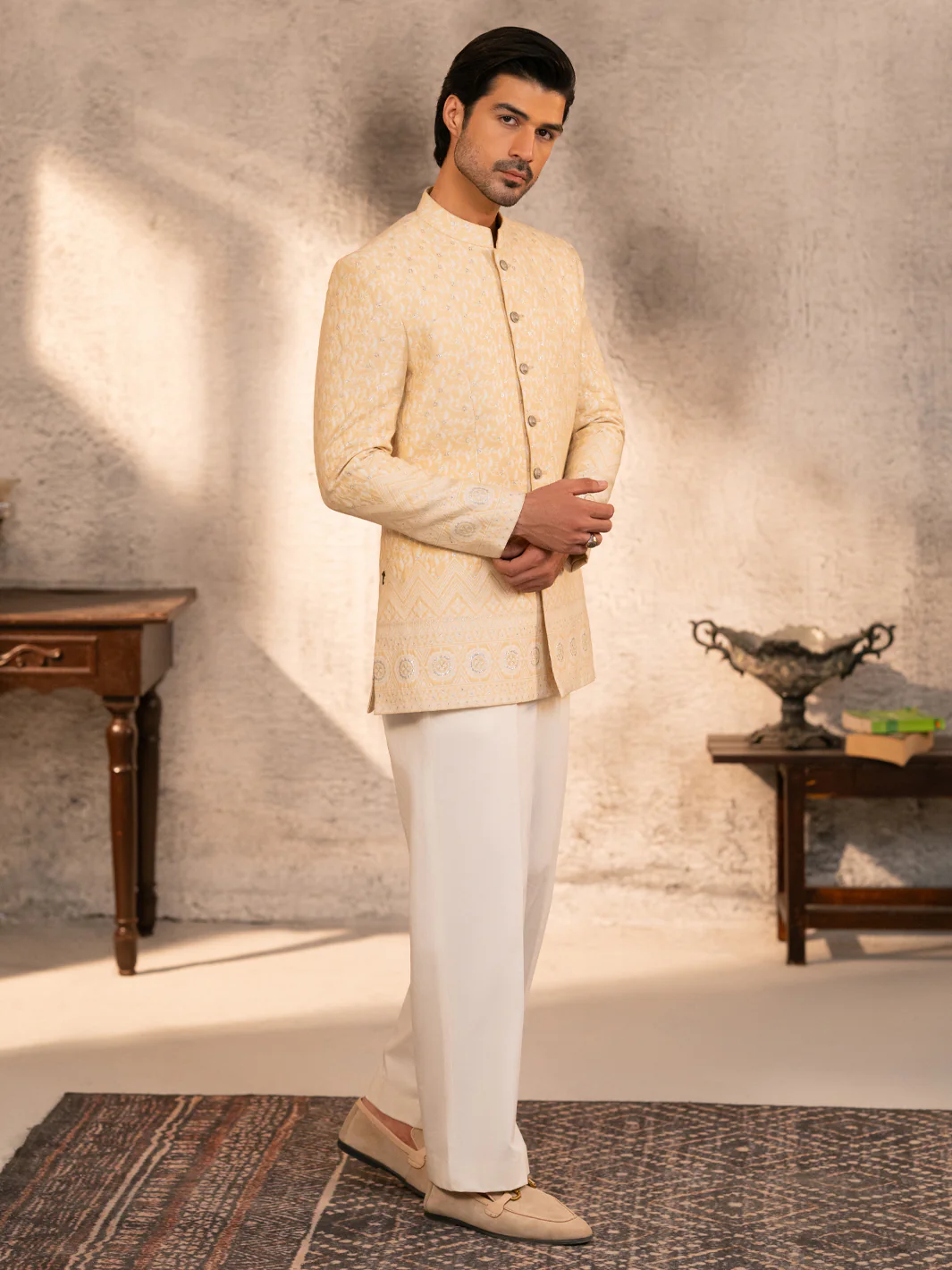Yellow Prince Coat - AL-PCS-075C - Image 7