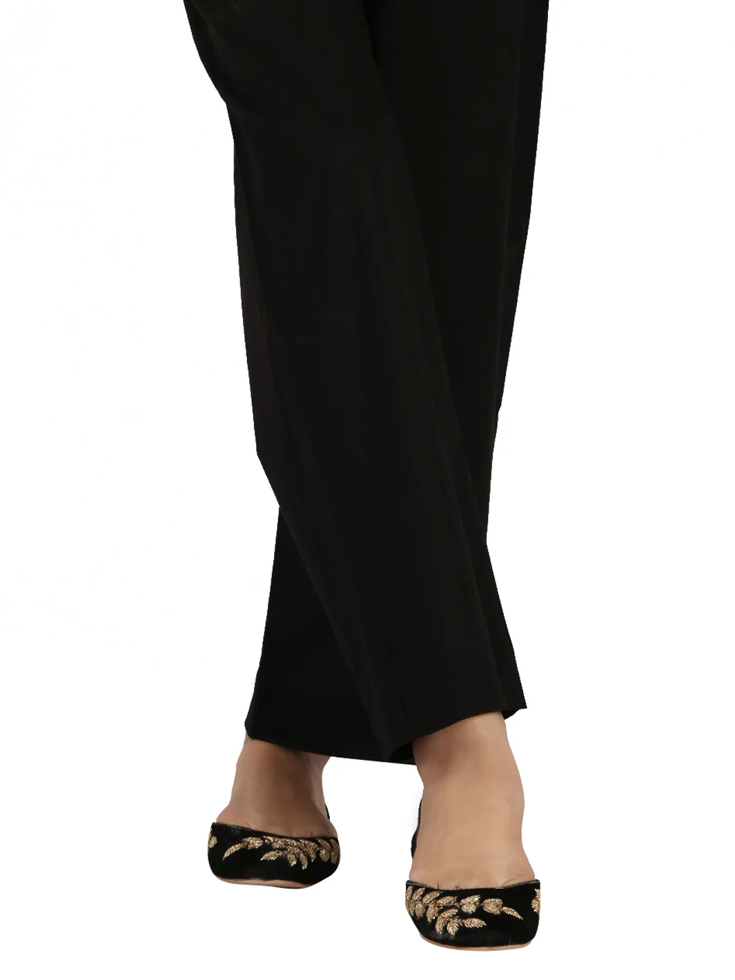 Black Cotton Trouser - AL-T-414E - Image 2