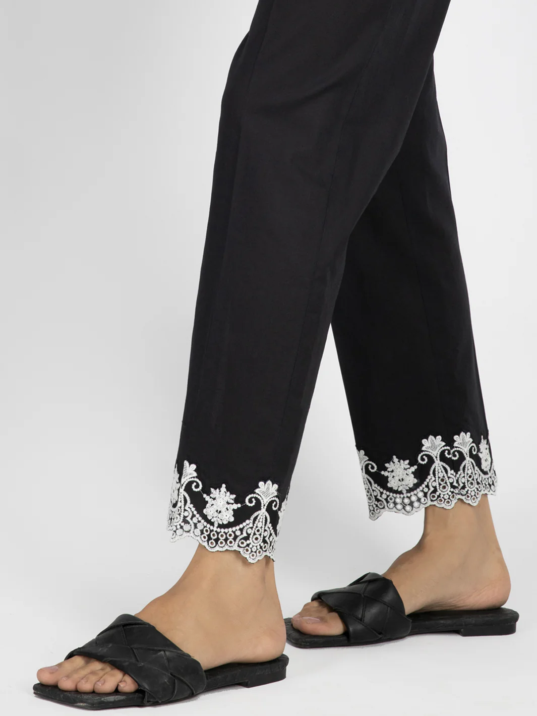 Black Cambric Trouser - AL-T-590 - Image 2