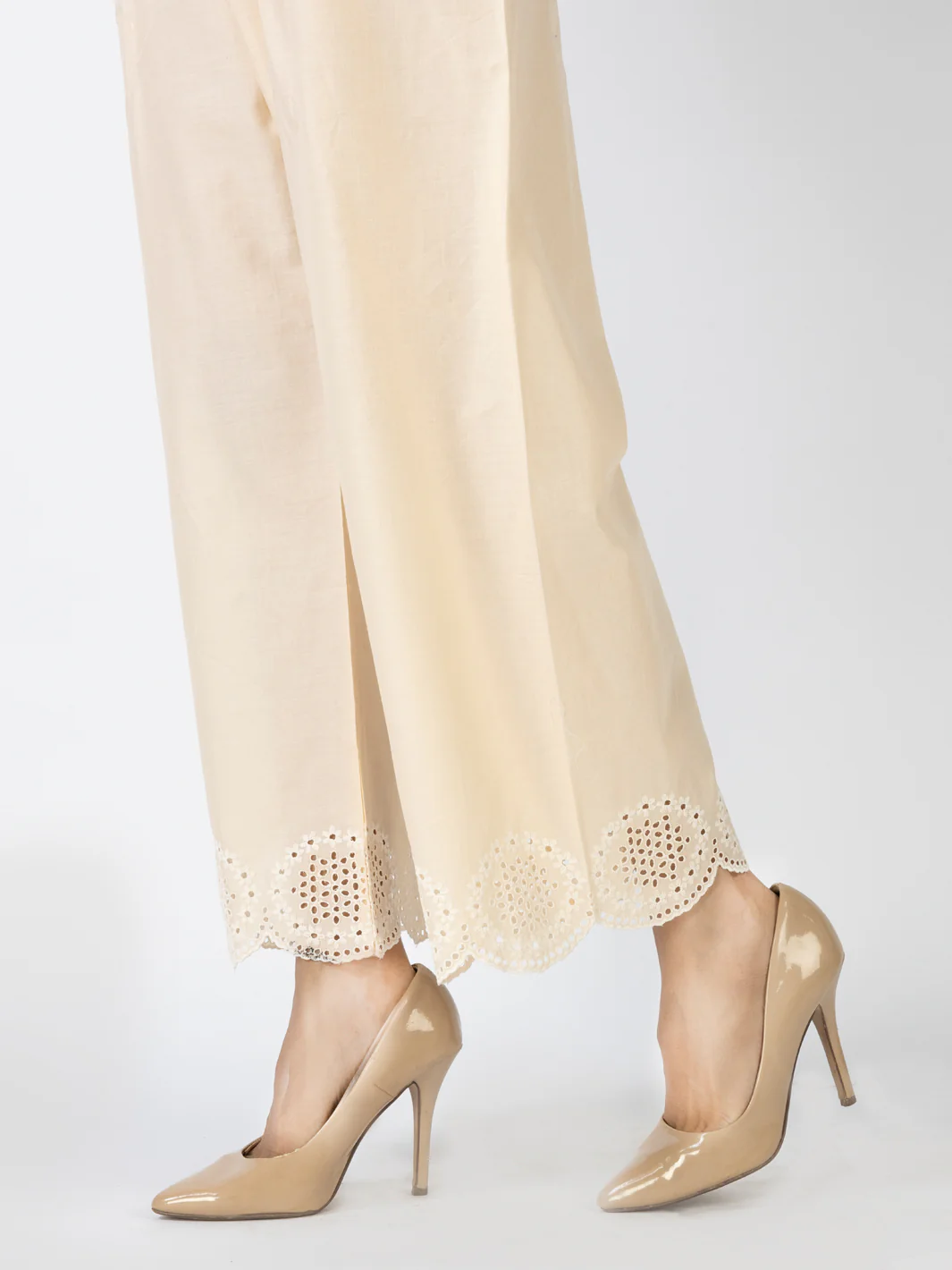 Cream Trousers - AL-T-641