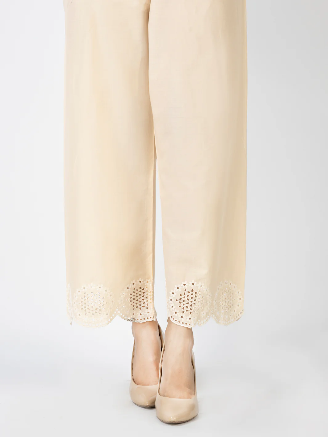 Cream Trousers - AL-T-641 - Image 2